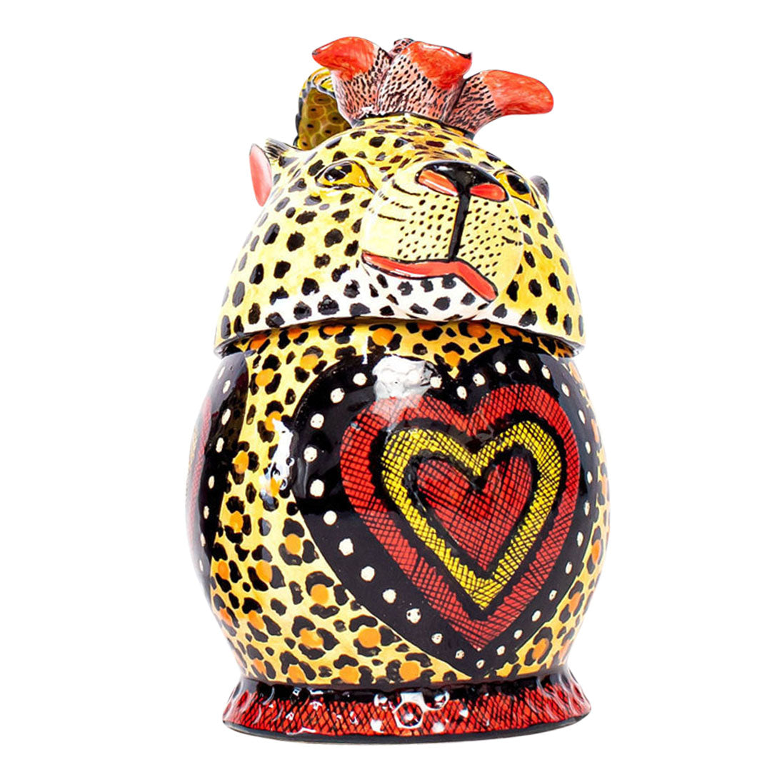 Leopard head jewelry box