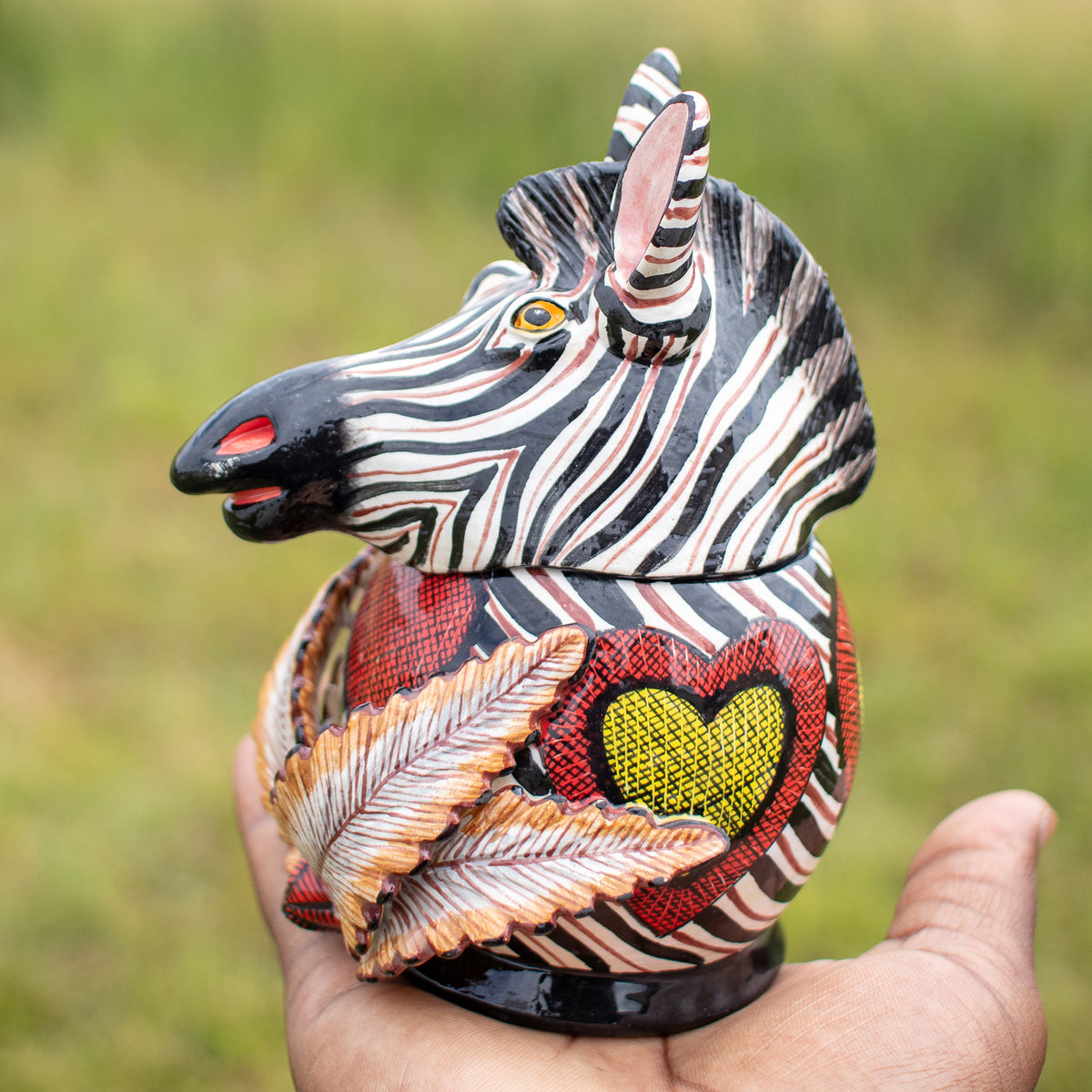 Zebra jewelry box