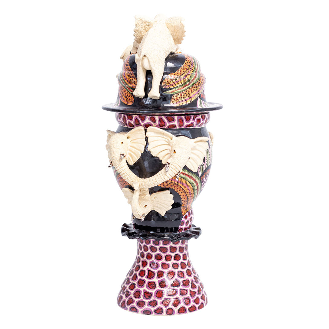 Elephant urn