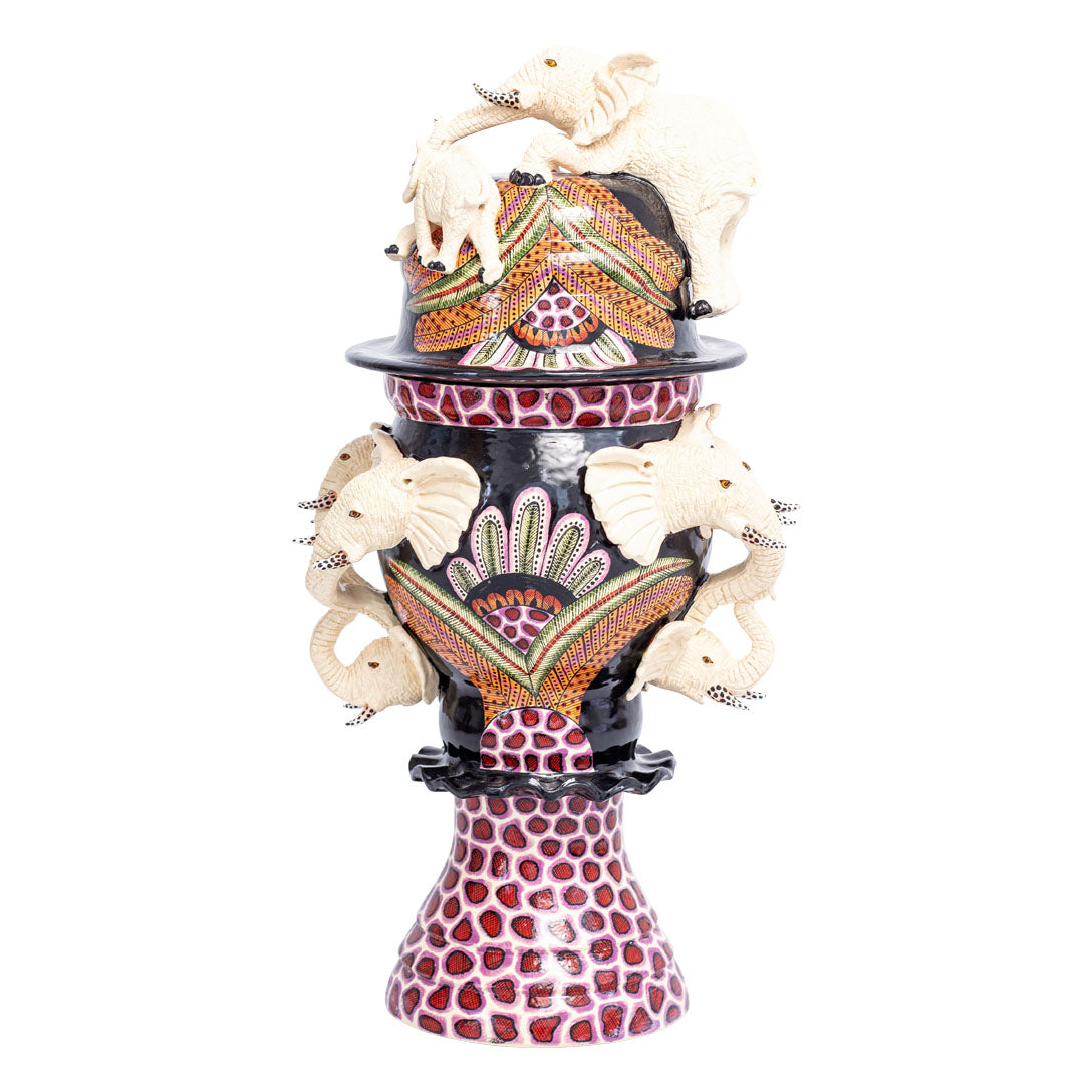 Elephant urn