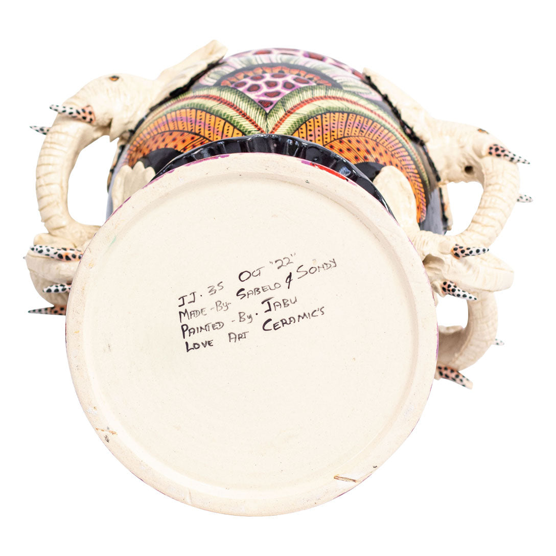 Elephant urn