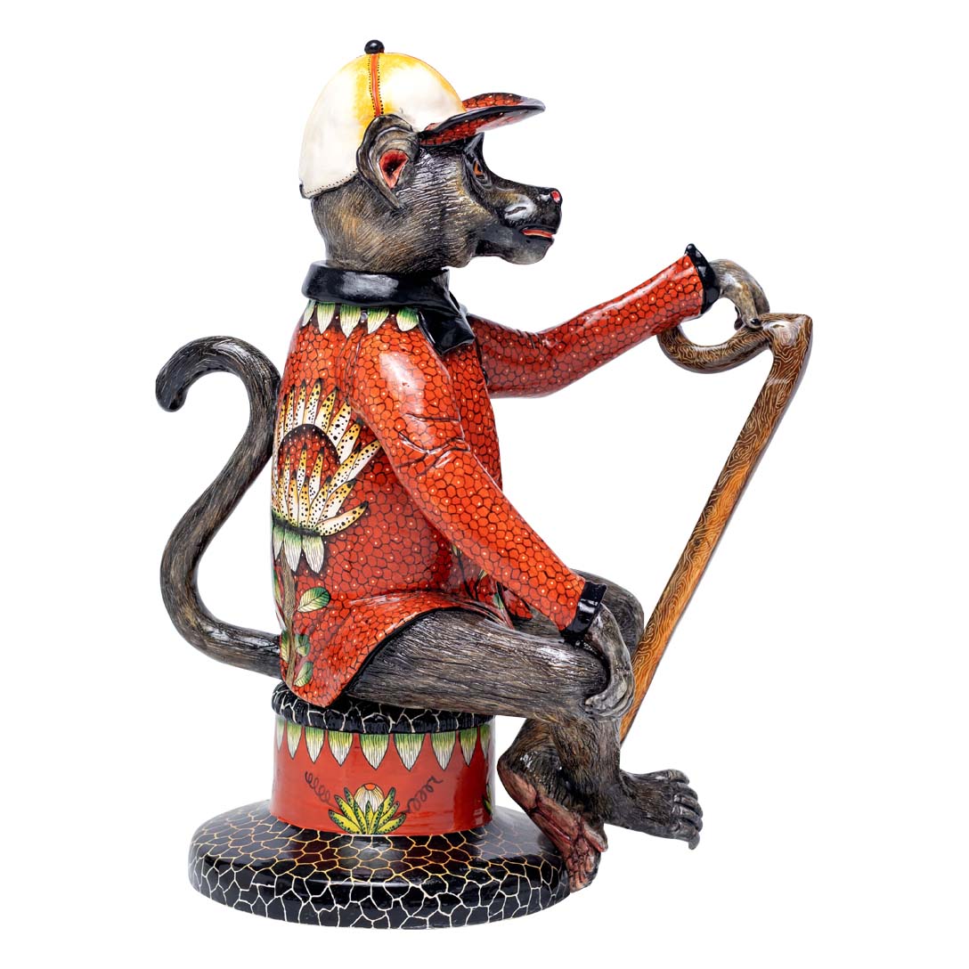 Monkey urn