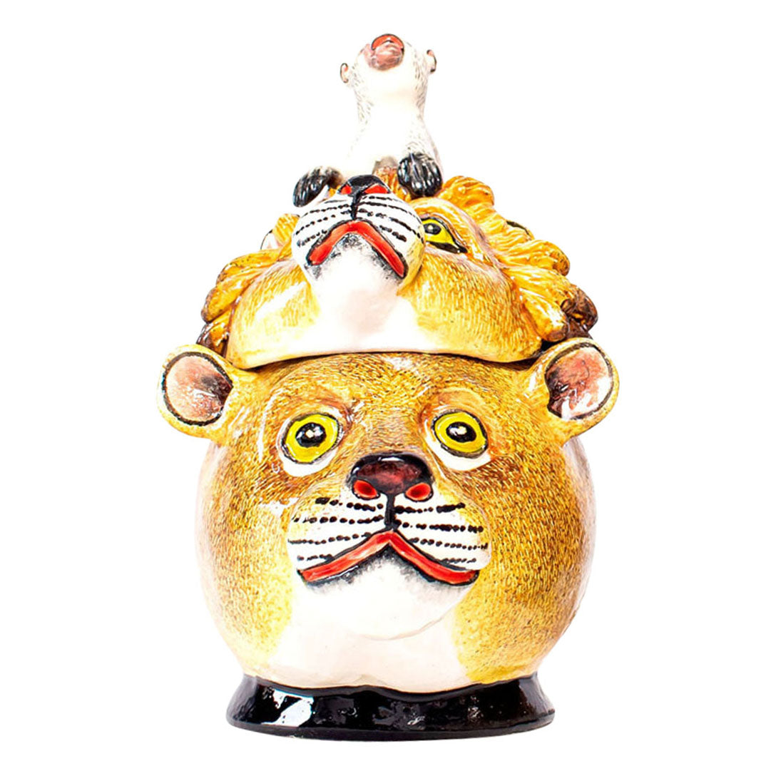 Lion head jewelry box