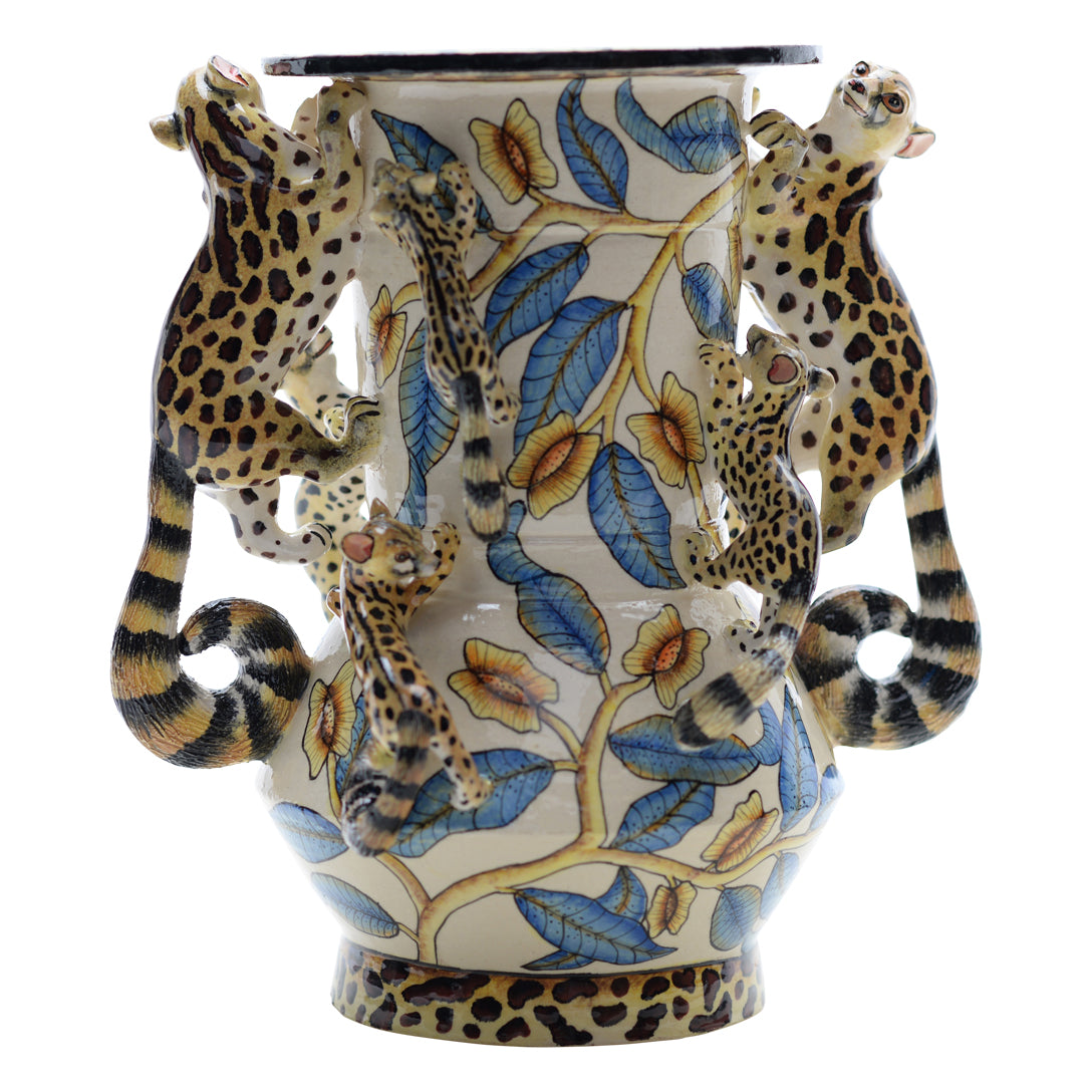 Genet cat vase