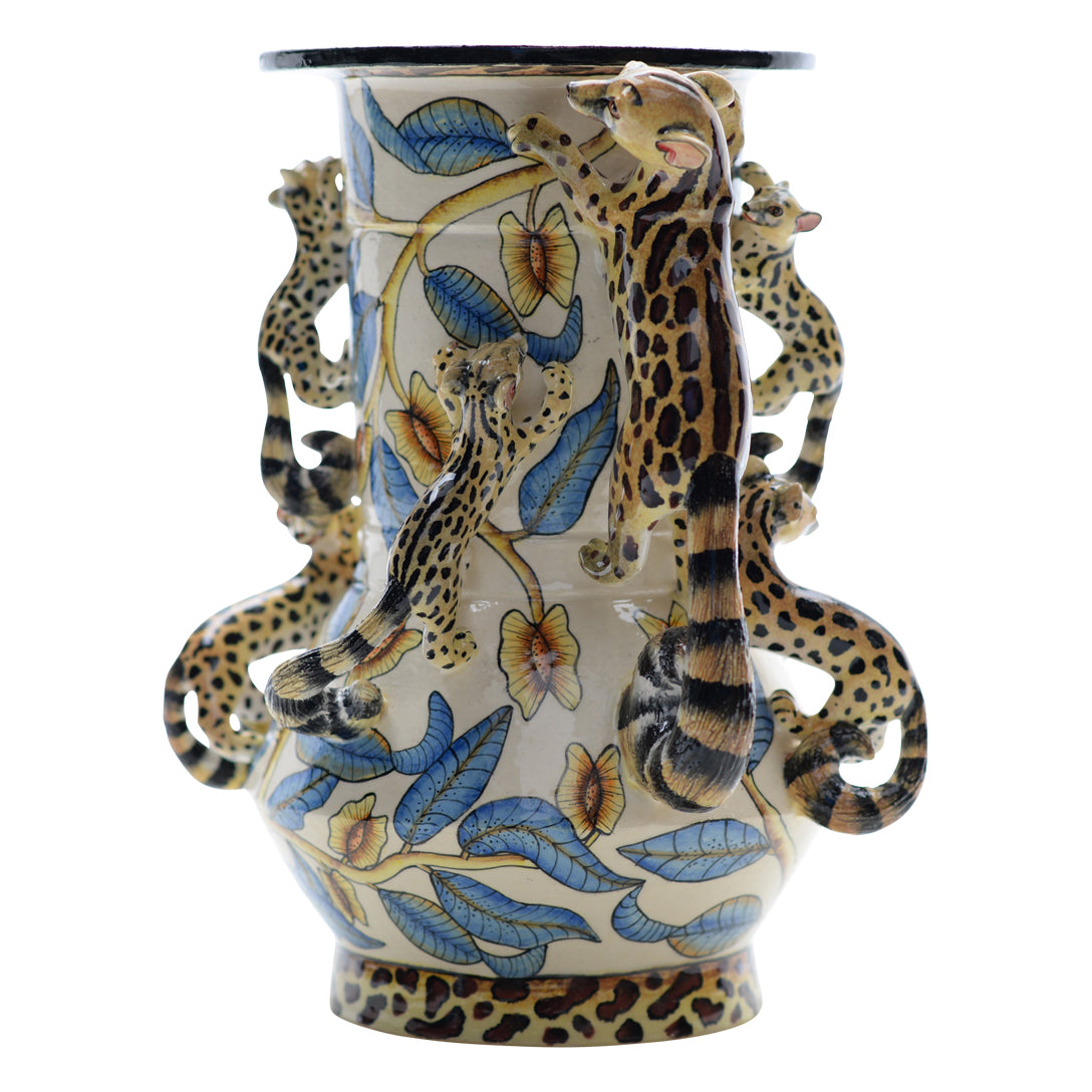 Genet cat vase