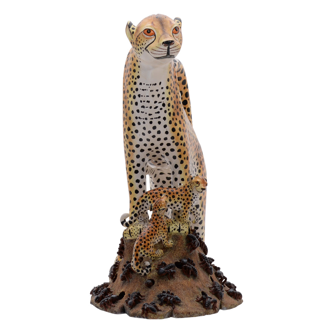 Cheetah sculpture