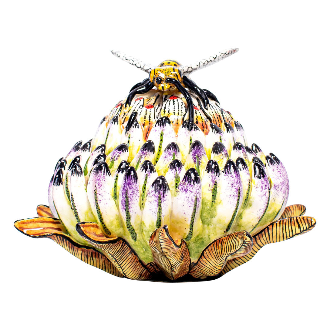 Protea bee jewelry box