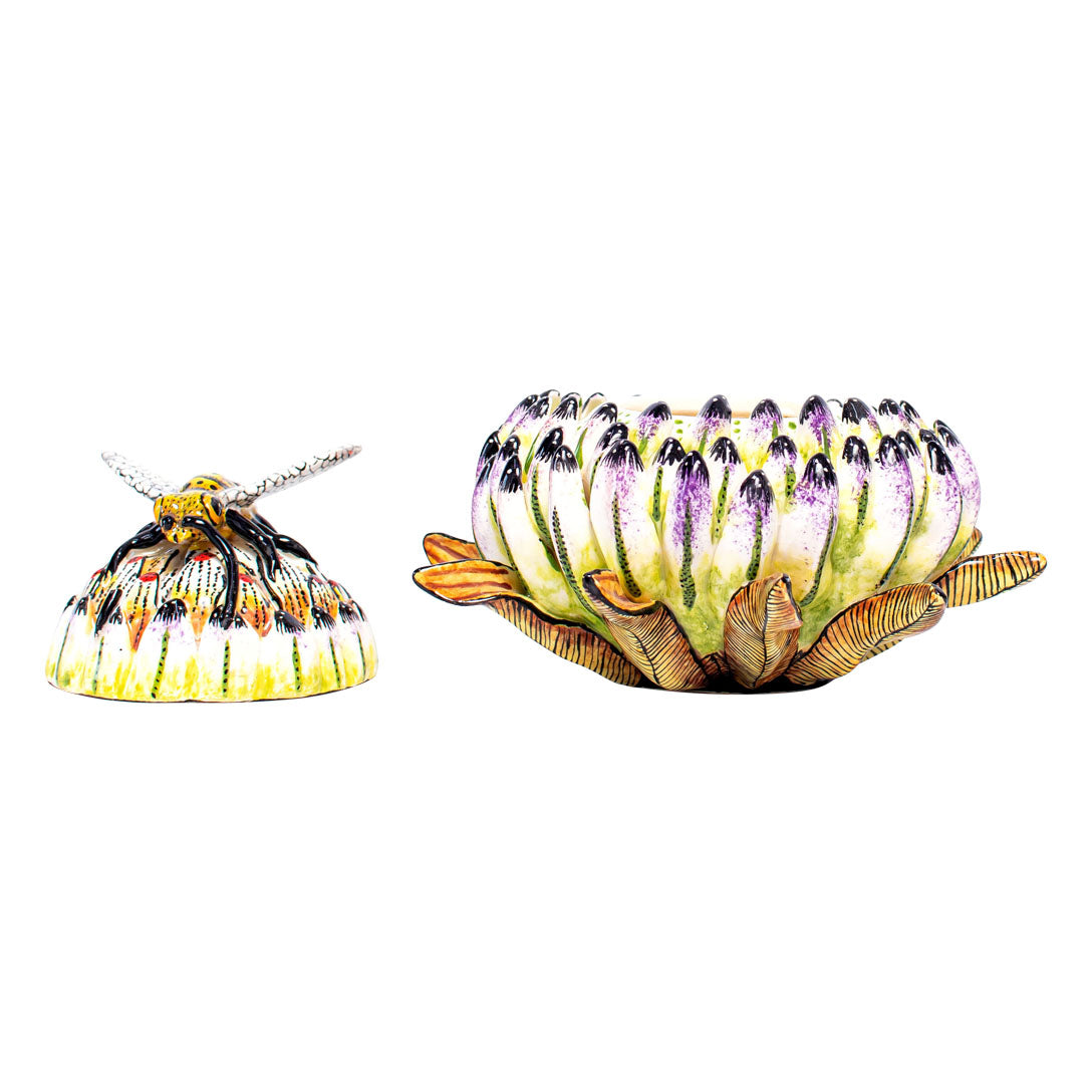 Protea bee jewelry box