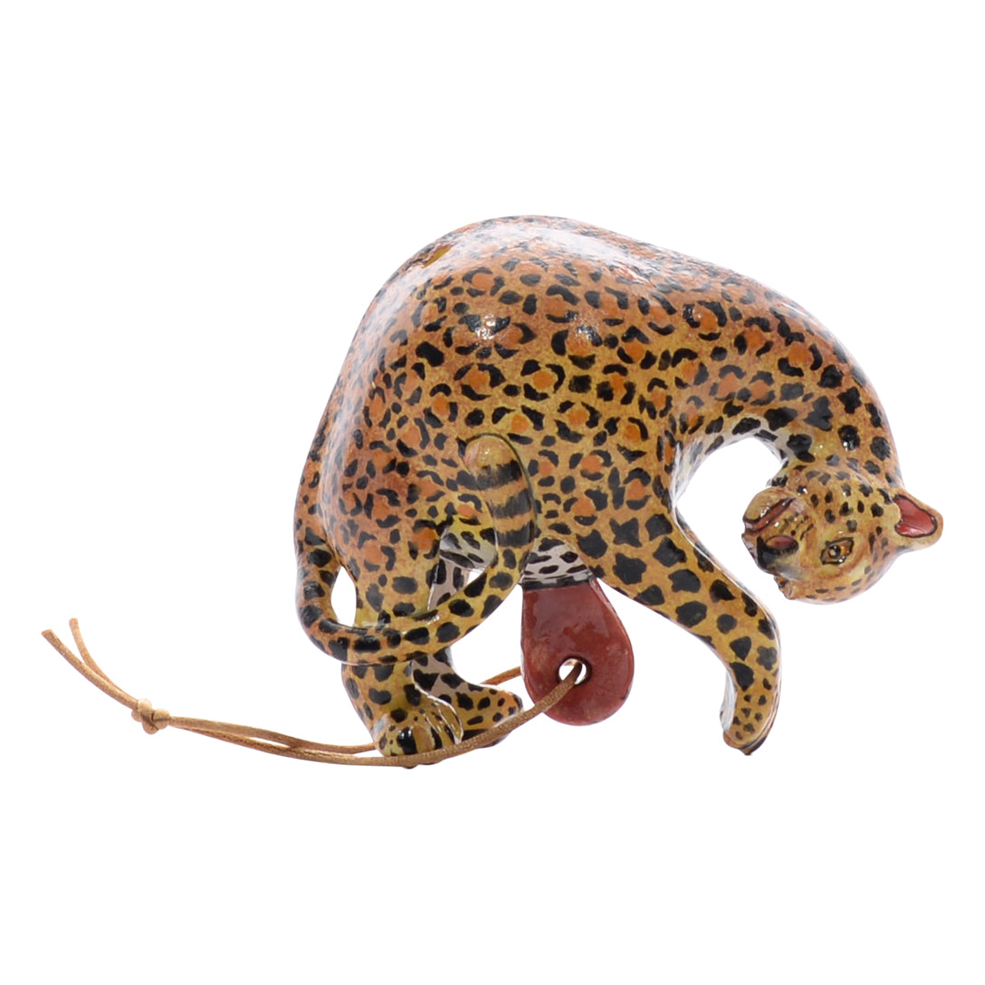 Leopard ornament