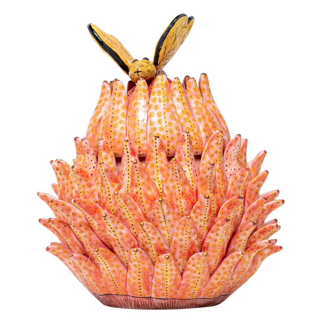 Protea, butterfly jewelry box