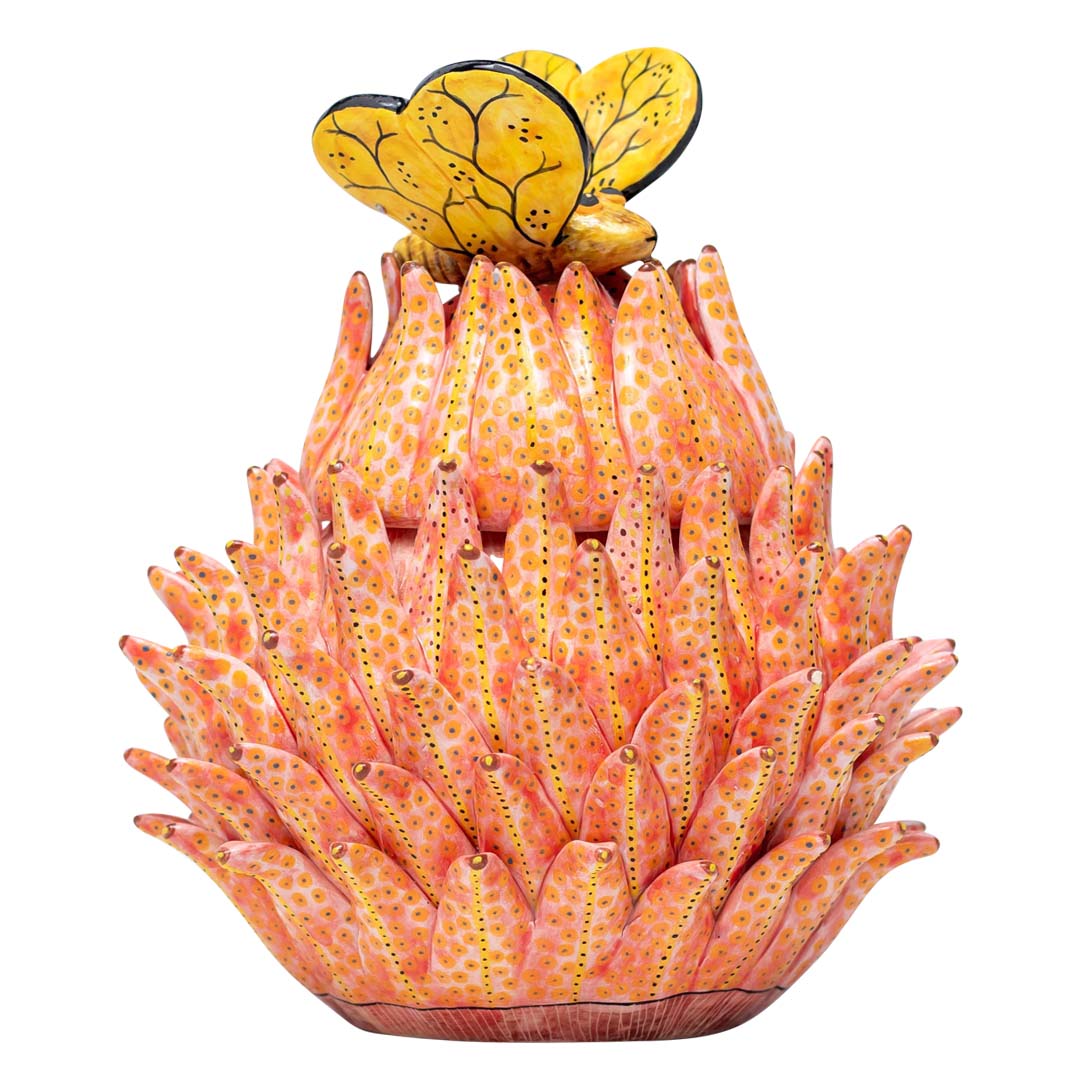 Protea, butterfly jewelry box