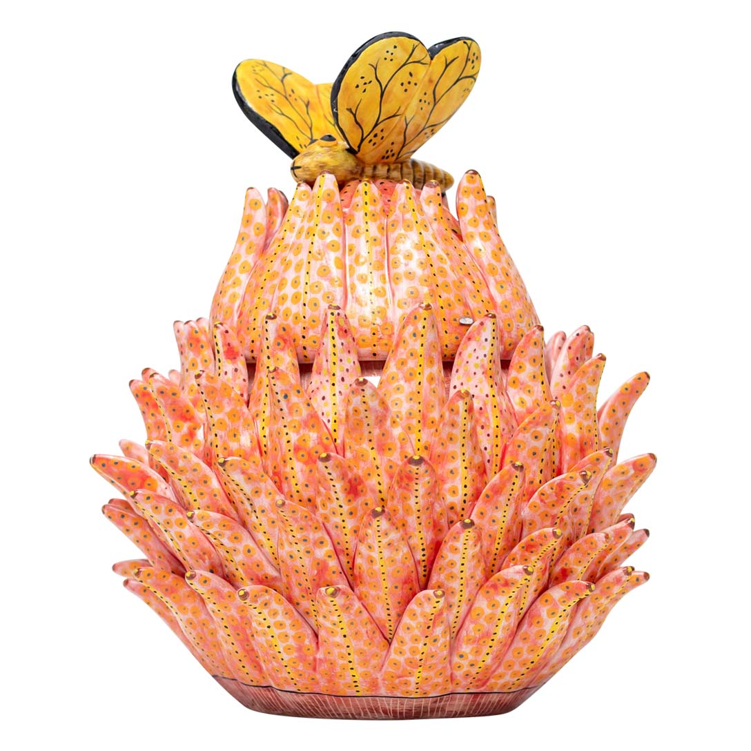 Protea, butterfly jewelry box