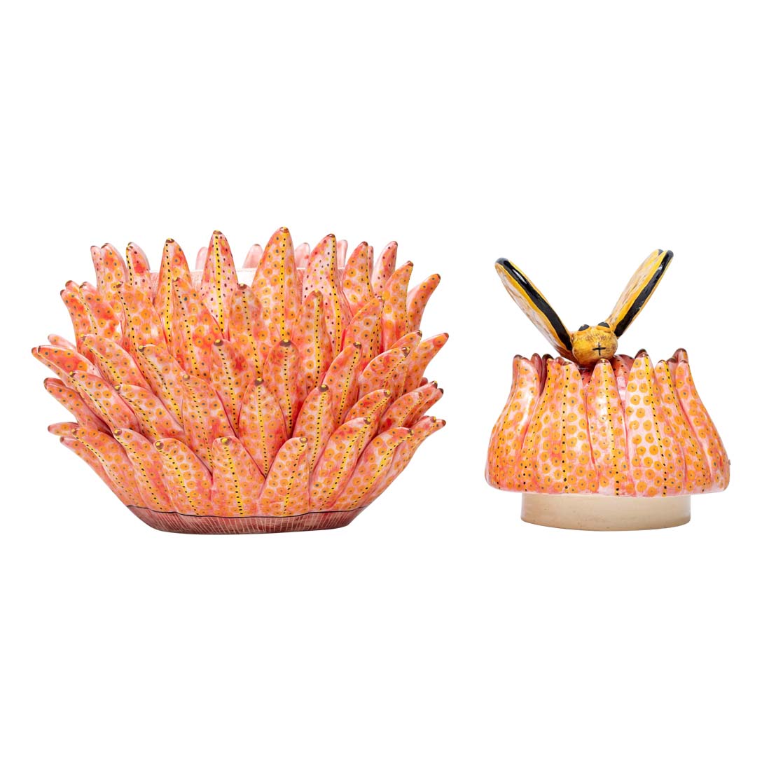 Protea, butterfly jewelry box