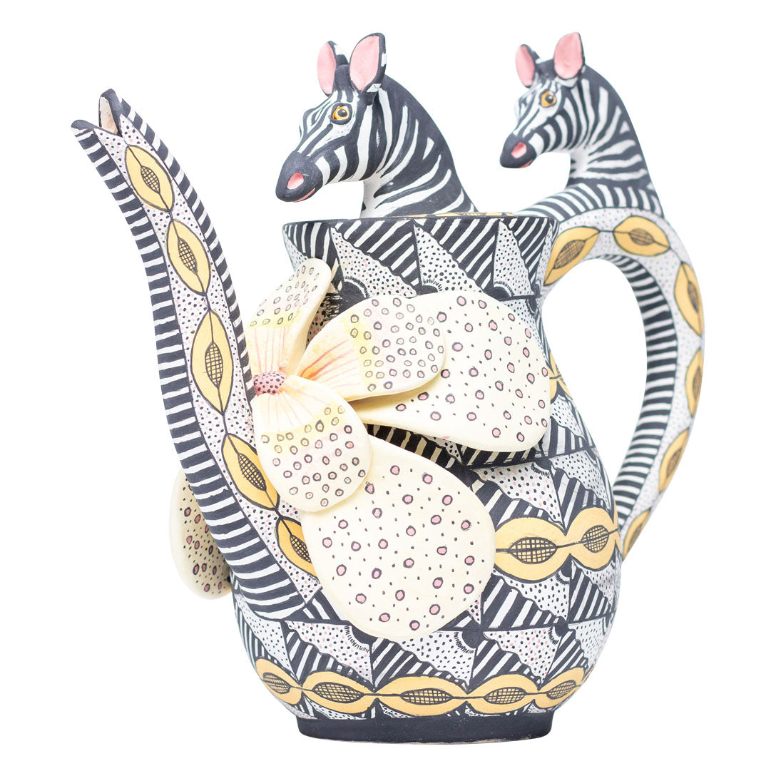 Zebra teapot