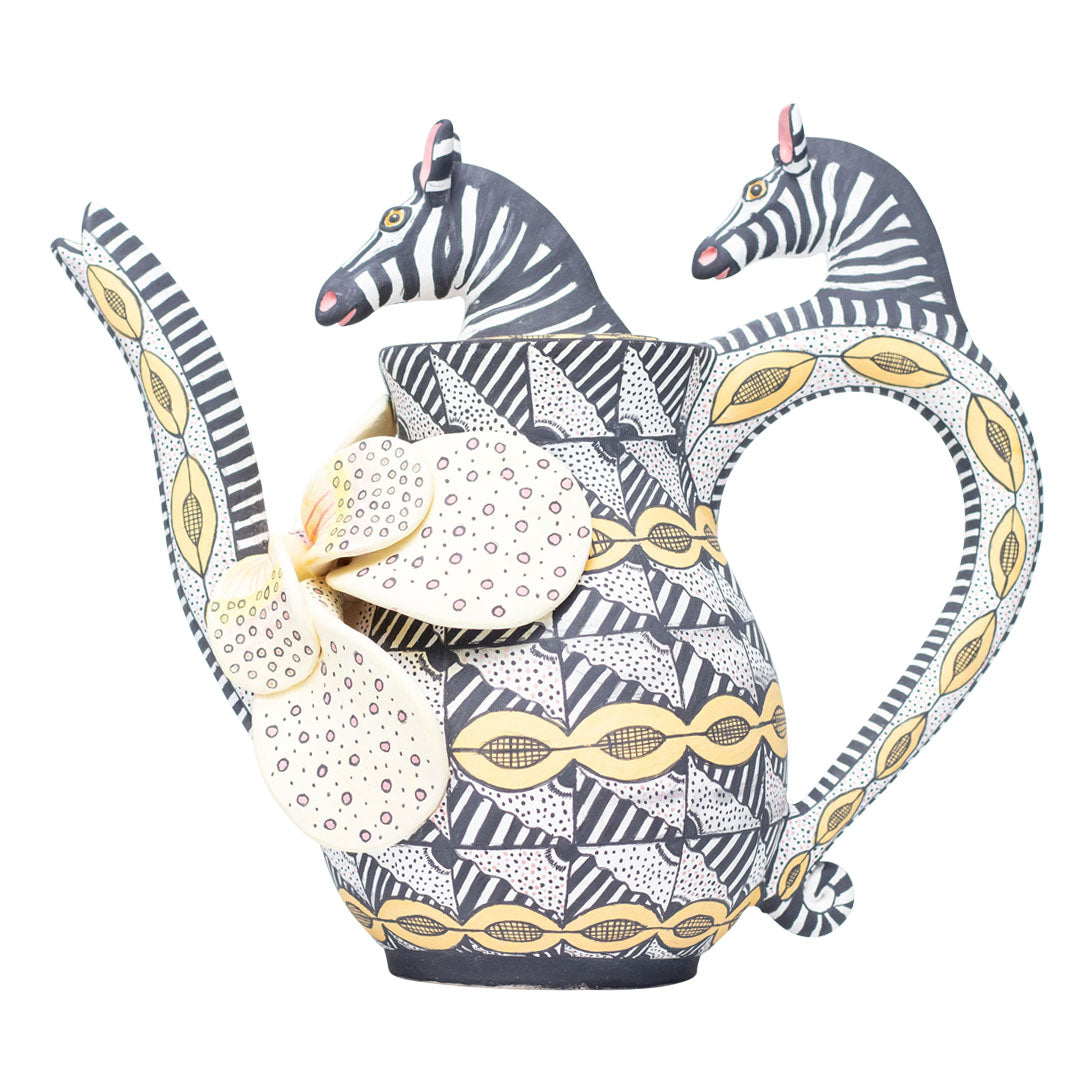 Zebra teapot