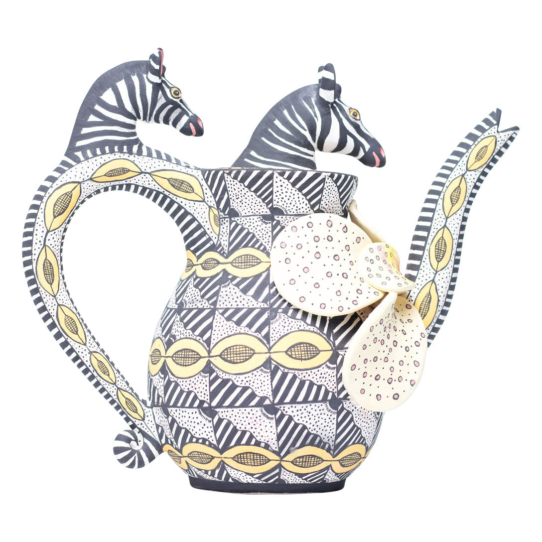 Zebra teapot