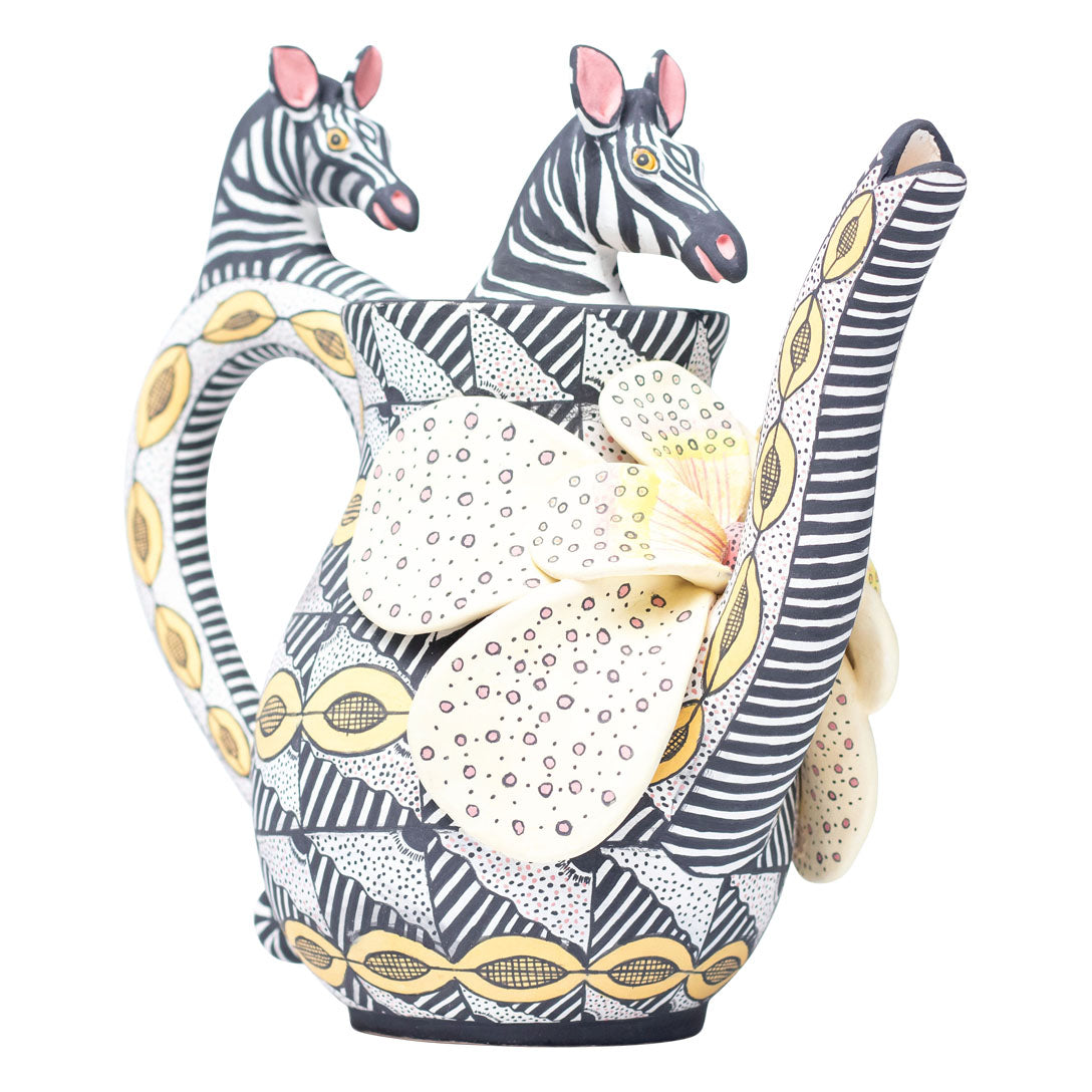 Zebra teapot