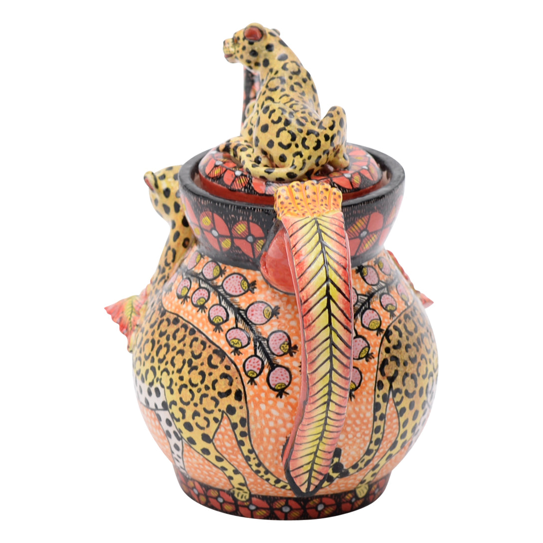 Leopard teapot