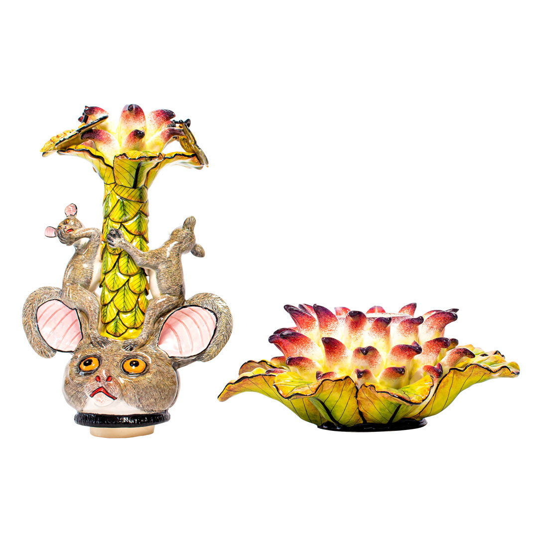 Bushbaby candlesticks