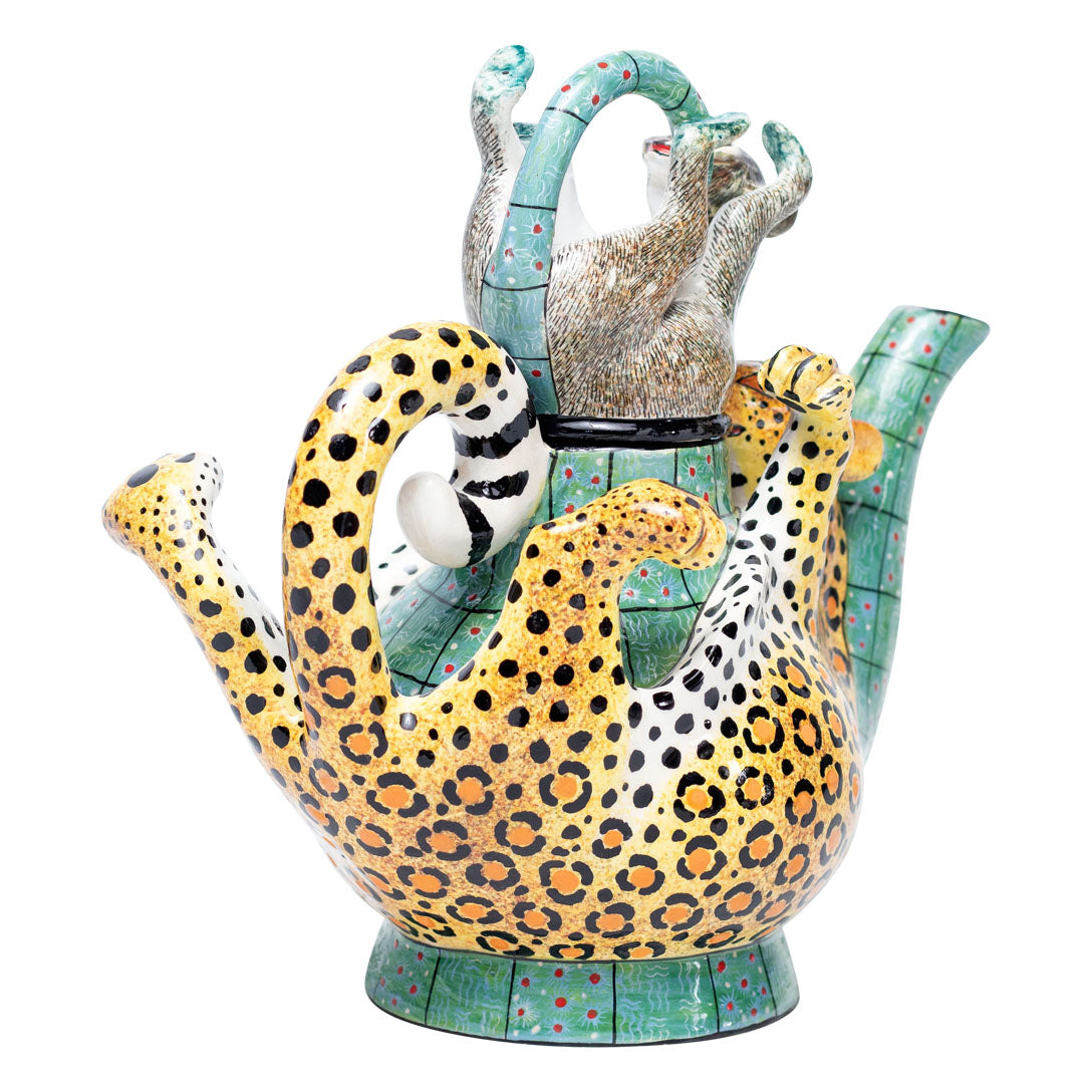 Leopard teapot