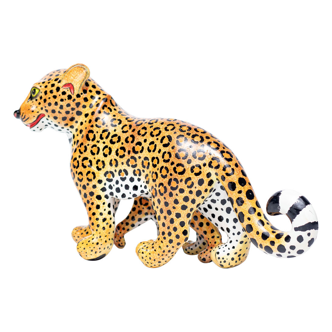 Leopard sculpture