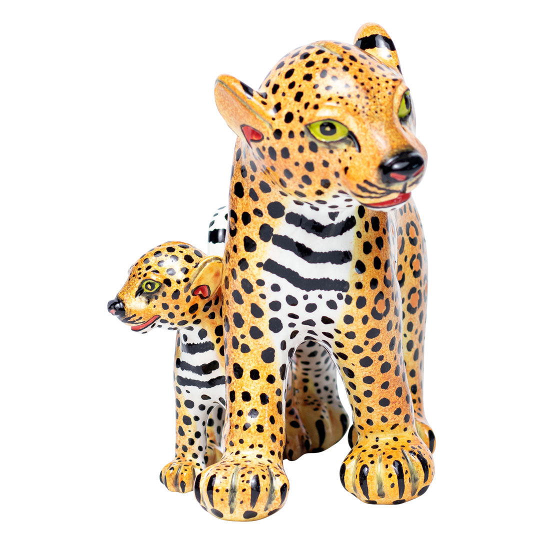 Leopard sculpture