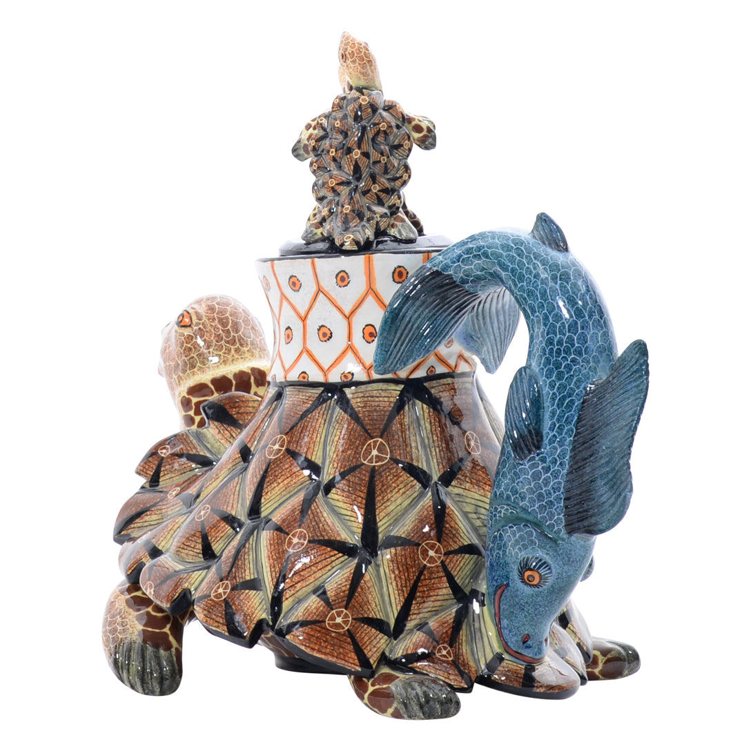 Tortoise/ fish teapot