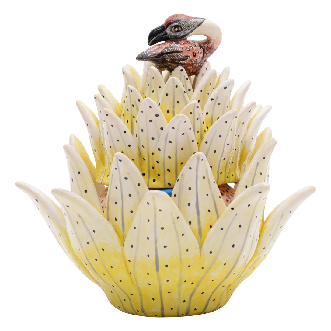 Protea, duck jewelry box