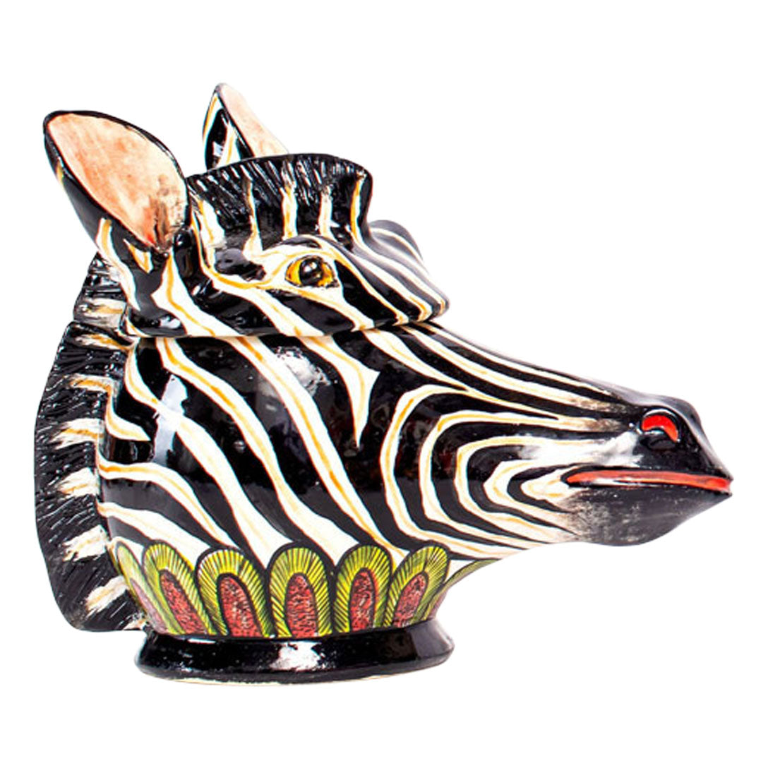 Zebra head jewelry box