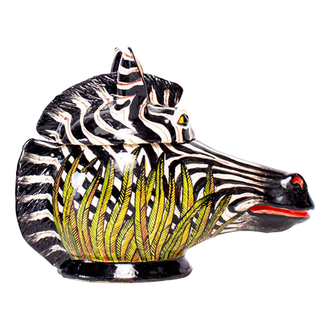 Zebra head jewelry box