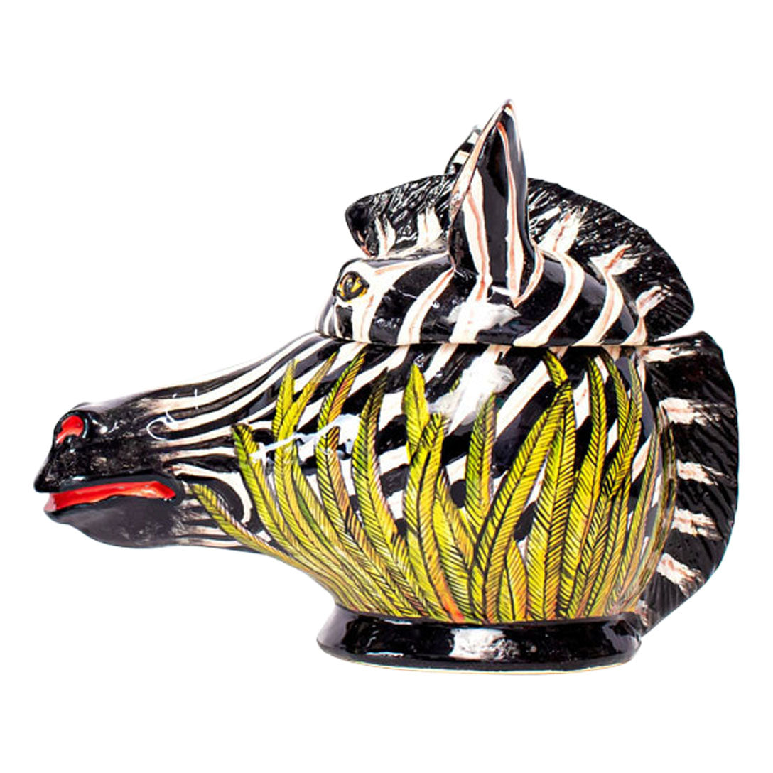 Zebra head jewelry box