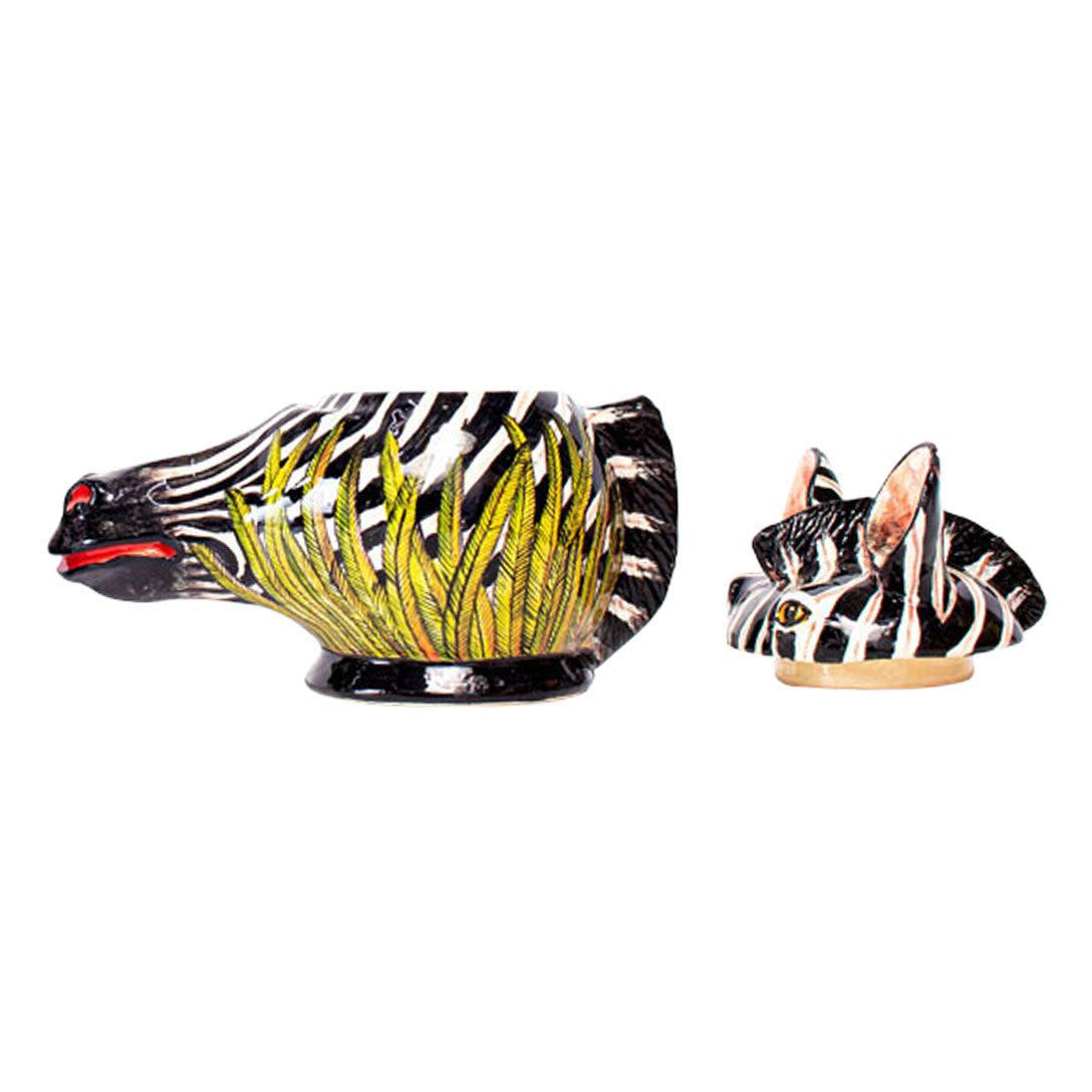 Zebra head jewelry box