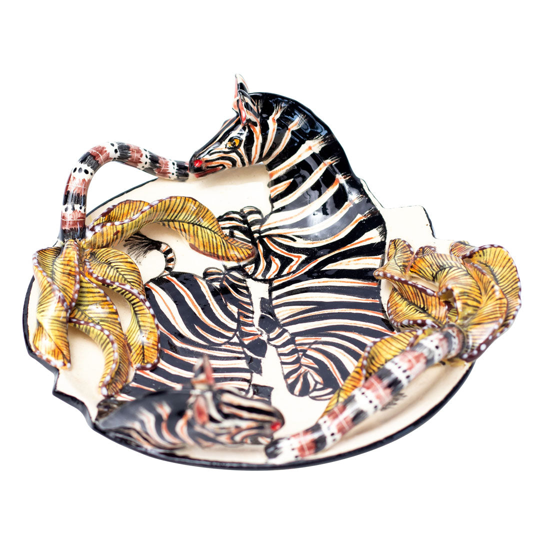 Zebra coin dish