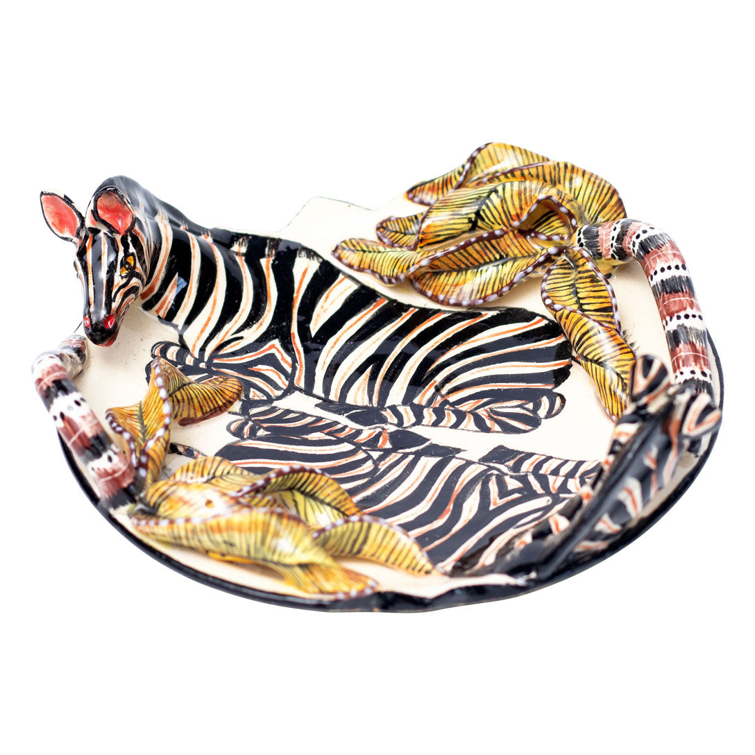 Zebra coin dish