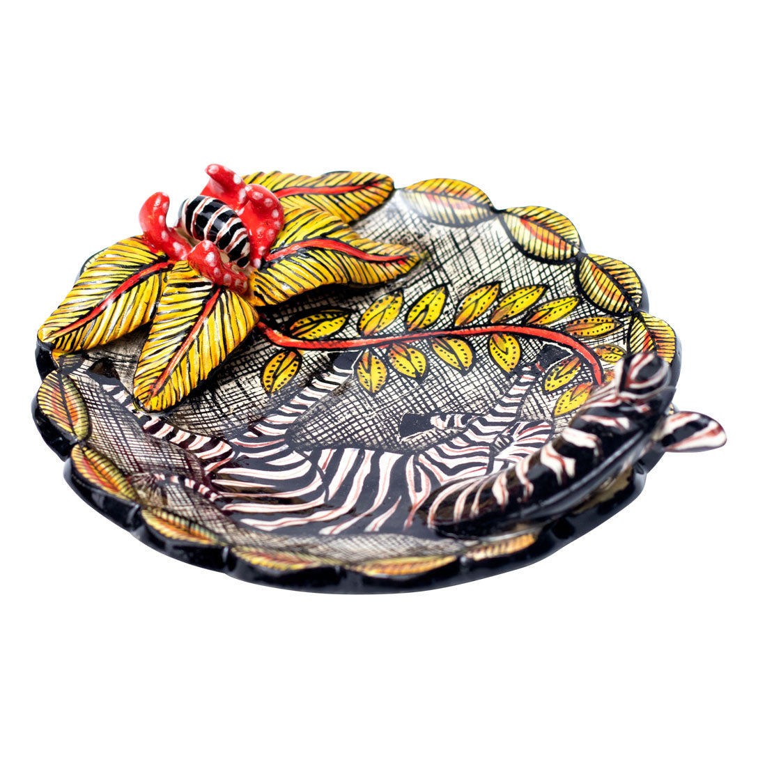 Zebra coin dish