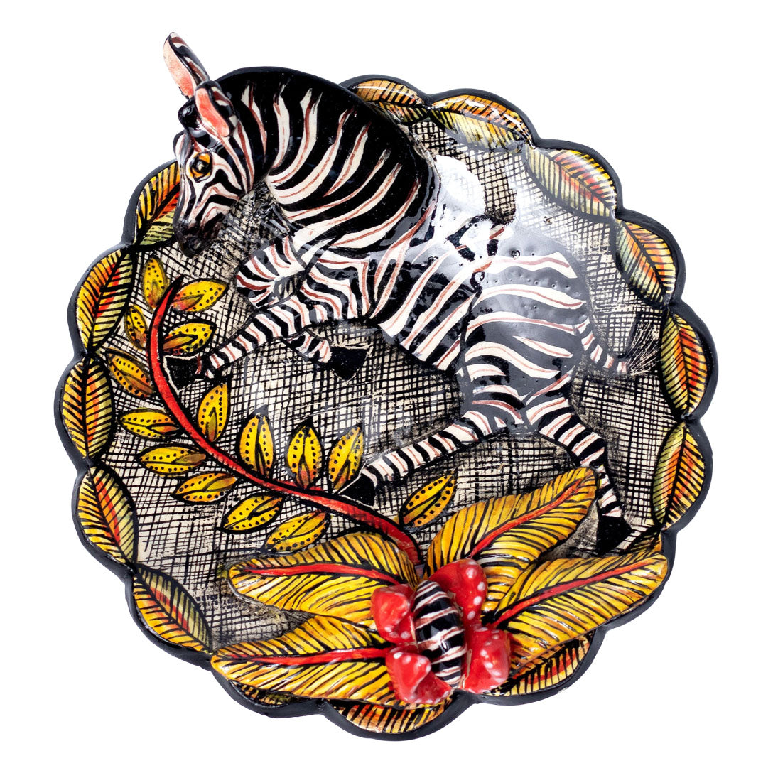 Zebra coin dish