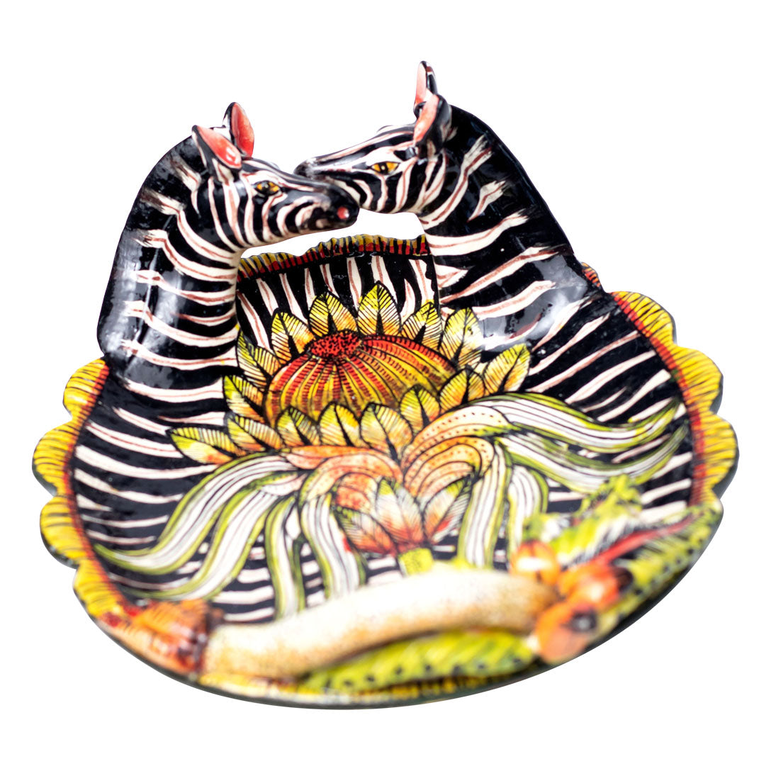 Zebra coin dish