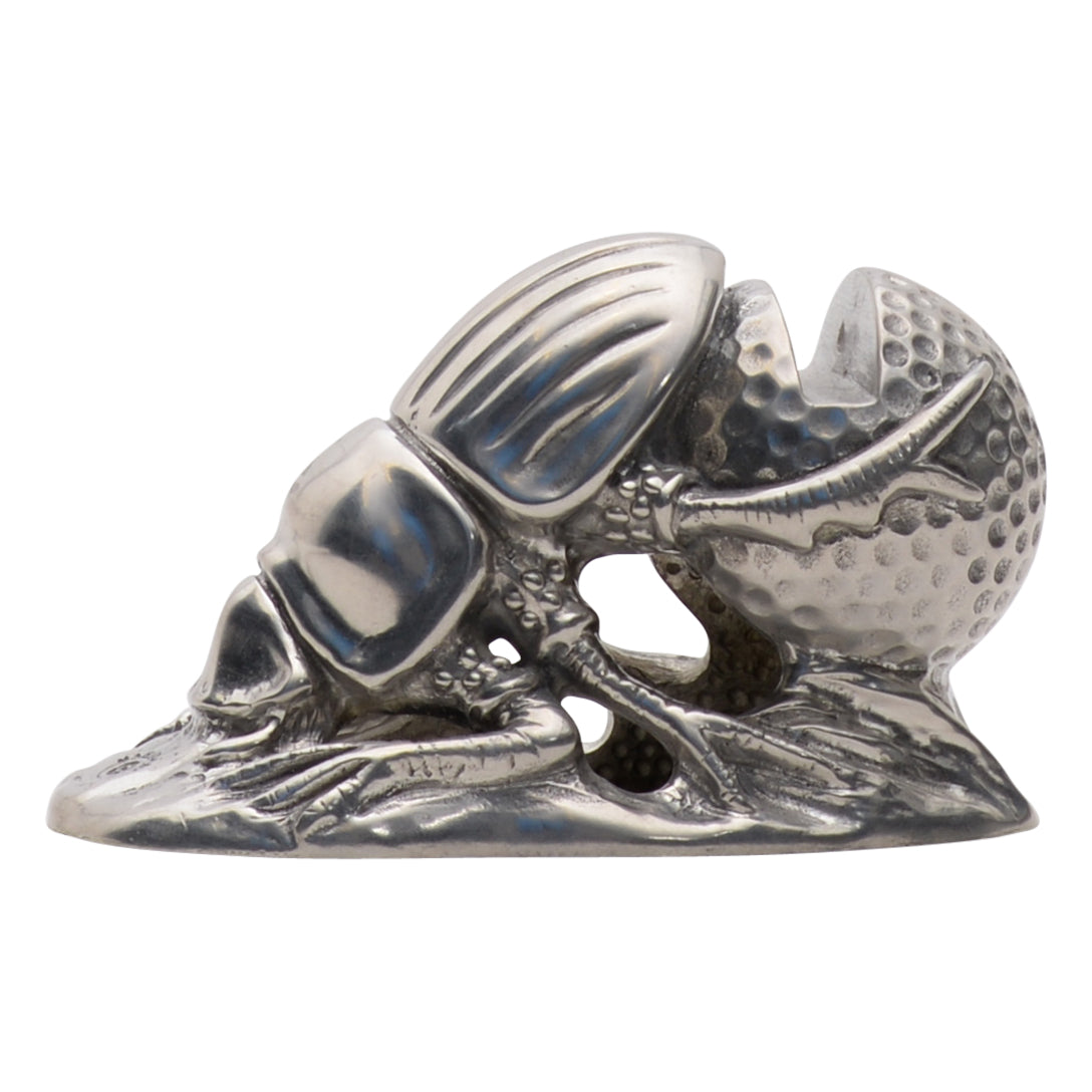 Maridadi Pewter Dung Beetle Business Card Holders