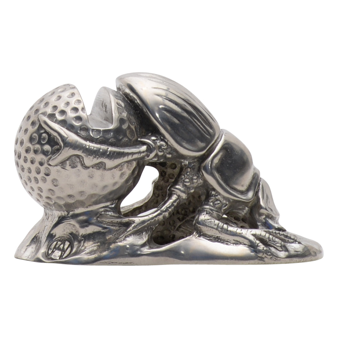 Maridadi Pewter Dung Beetle Business Card Holders