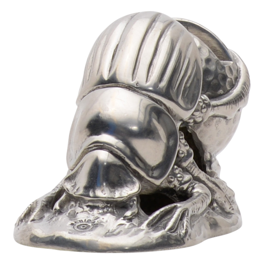 Maridadi Pewter Dung Beetle Business Card Holders