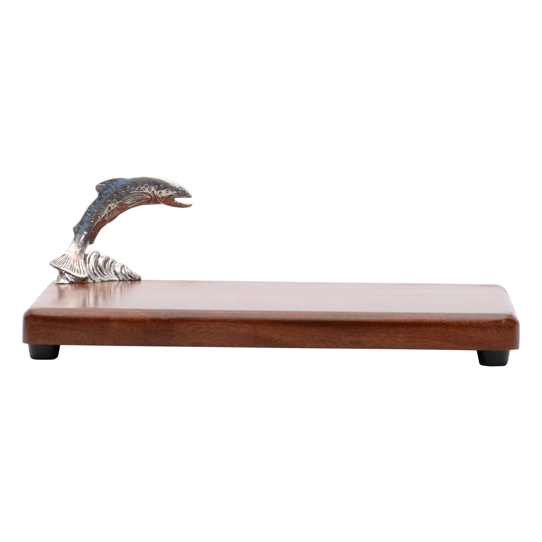 Maridadi Pewter Trout Cheese Board