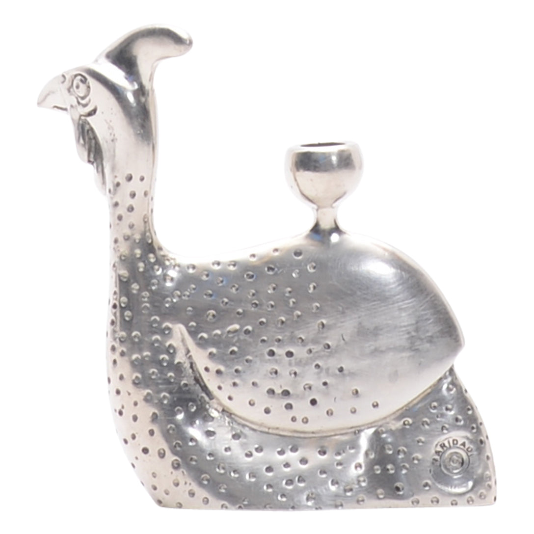 Maridadi Pewter Guinea Fowl Sculpture Med.