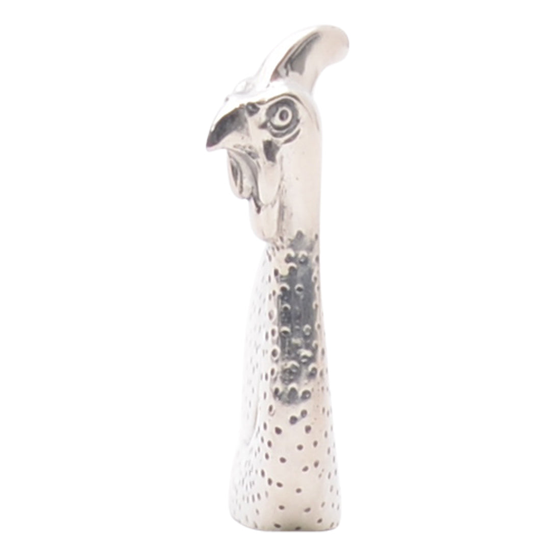 Maridadi Pewter Guinea Fowl Sculpture Small