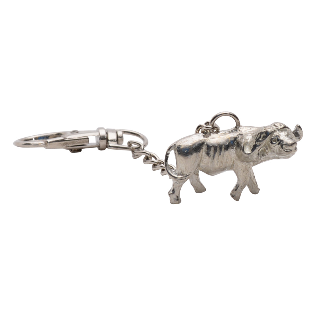 Maridadi Pewter Buffalo Key Ring