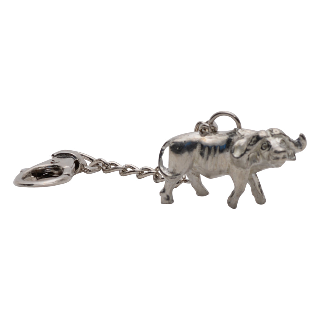 Maridadi Pewter Buffalo Key Ring