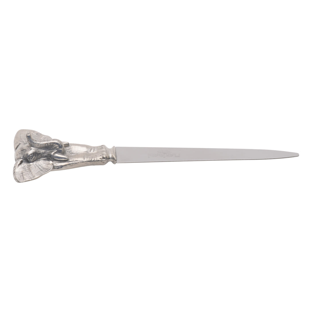 Maridadi Pewter Elephant Letter Opener