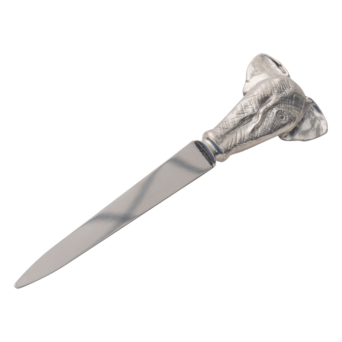 Maridadi Pewter Elephant Letter Opener