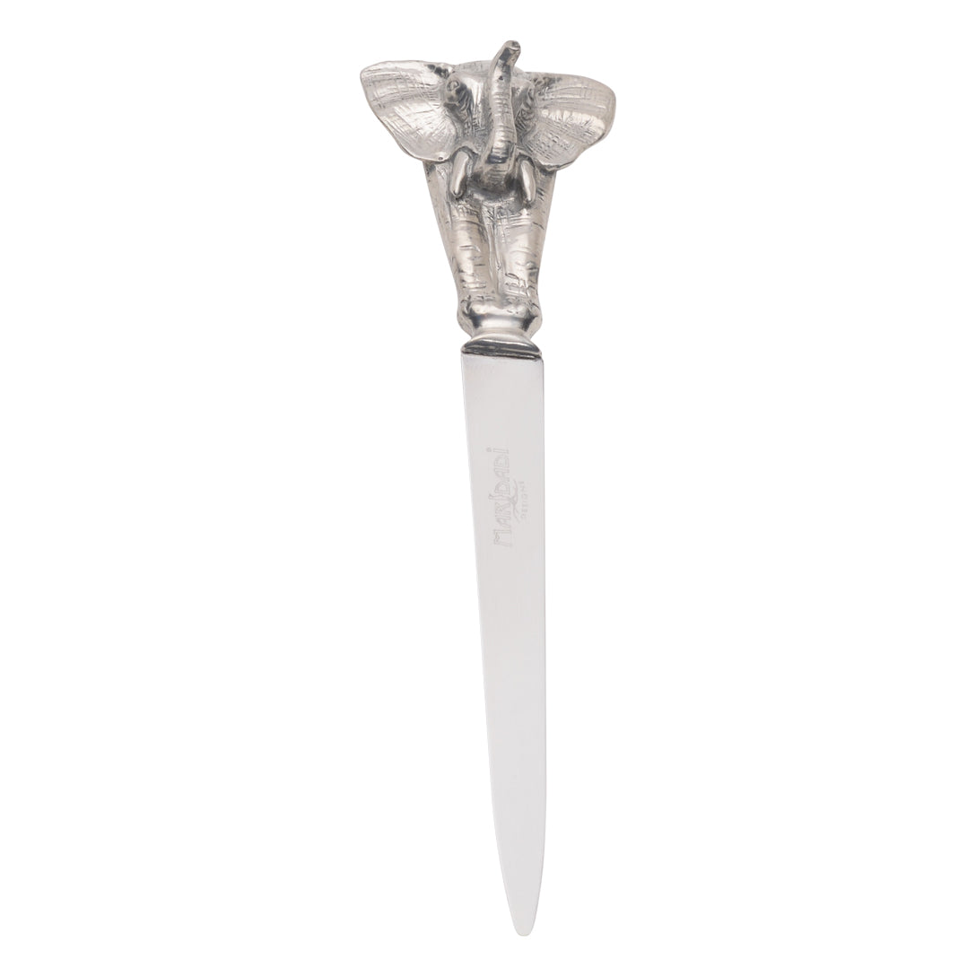 Maridadi Pewter Elephant Letter Opener