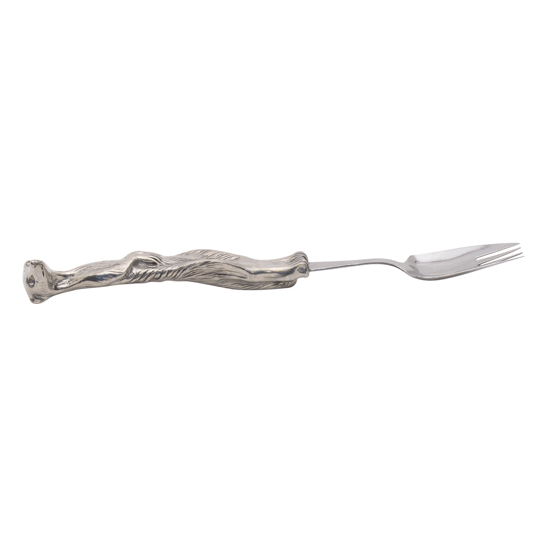 Maridadi Pewter Meercat Pasta Fork