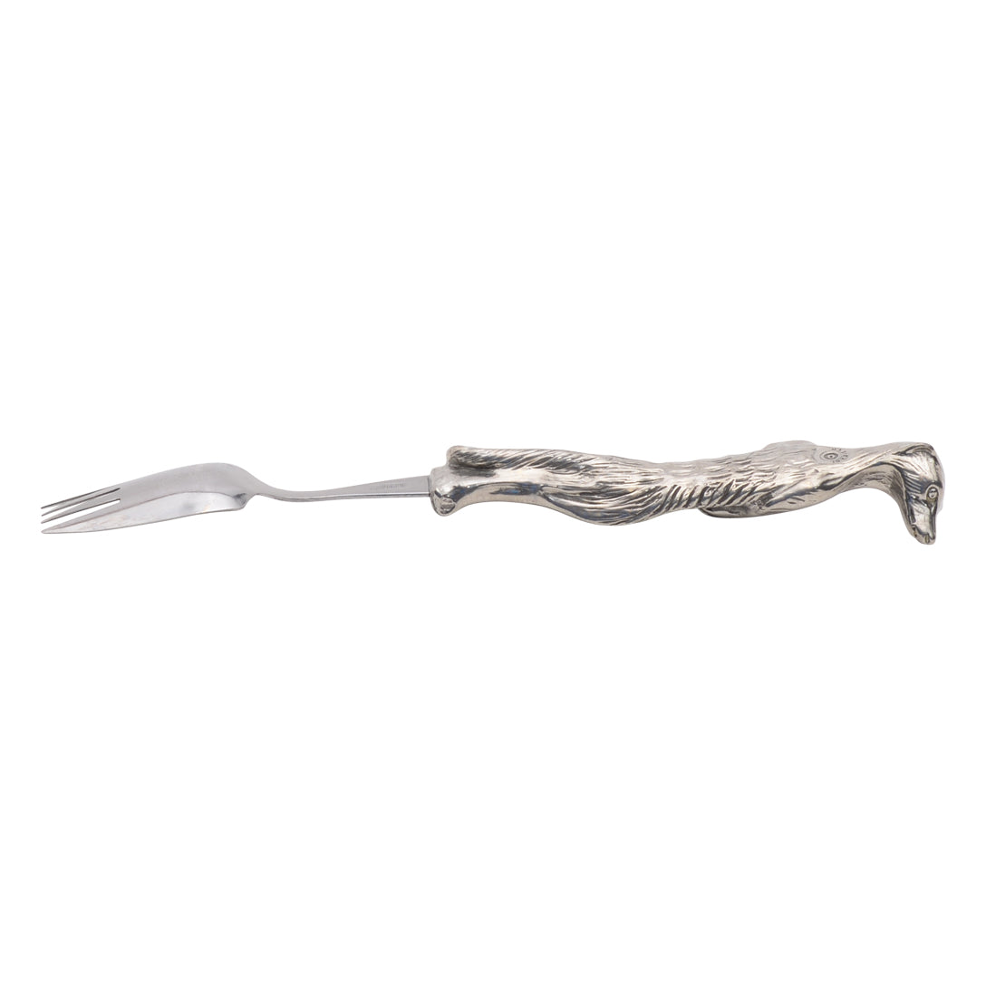 Maridadi Pewter Meercat Pasta Fork